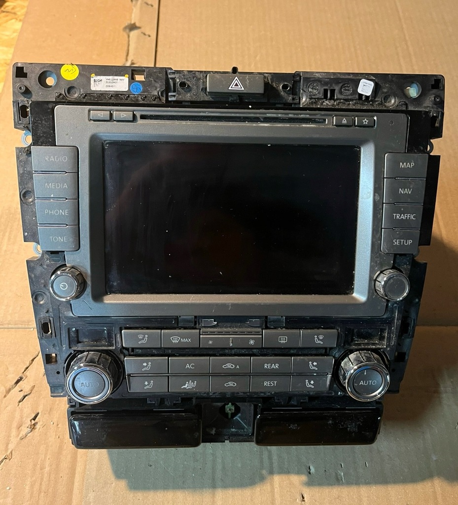 фото №1, Vw phaeton lift navi радіо cd зчитувач навігація