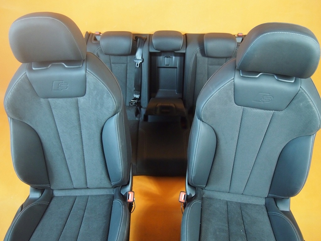 фото №16, Audi a4 s4 8w сидіння заднє сидіння шкіра alcantara 12km