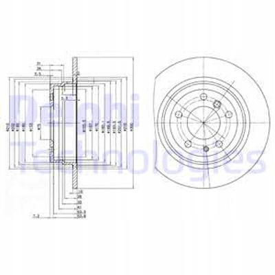 фото №1, Bg2431 delphi диск гальмівна bmw