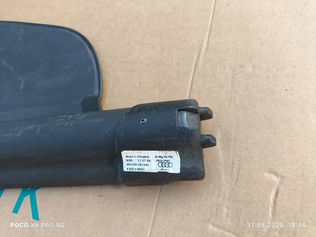 фото №8, Audi a6 s6 c6 4f 2007r , шторка багажника 4f986355394h