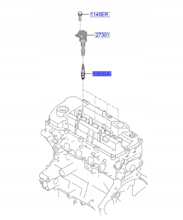 Купить Свеча зажигания kia оригинальный номер 1886808115