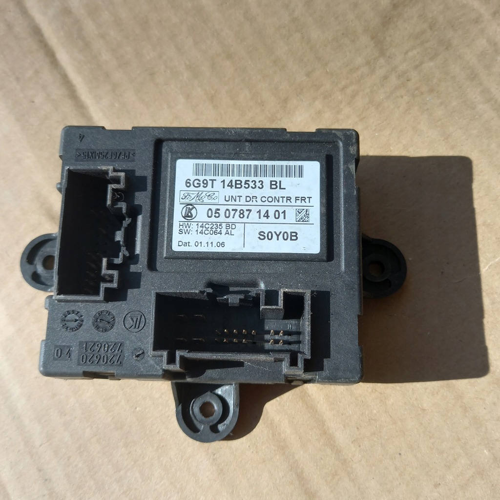 фото №1, Ford s-max модуль двері 6g9t14b533bl
