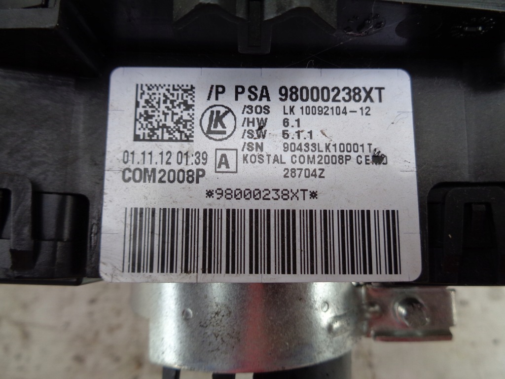 фото №7, Перемикач комбінований стрічка air citroen c4 ii b7