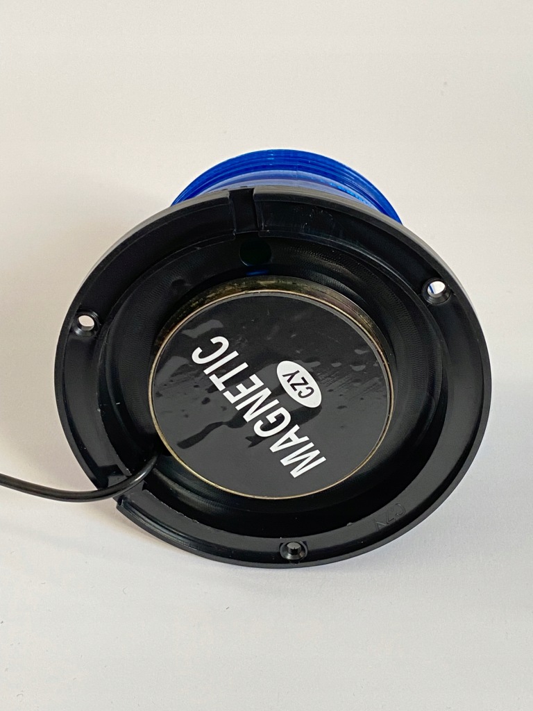 Stroboskop kogut niebieski policyjny led лампа + сирена policyjna Недорого