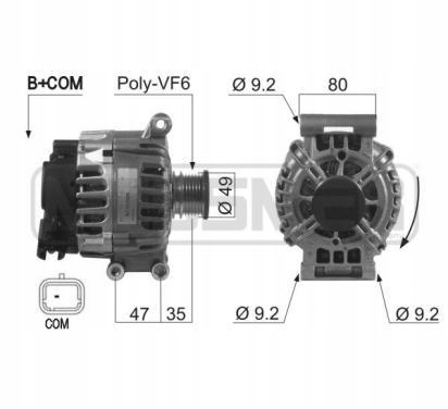 фото №1, Era генератор messmer citroen, mini,peugeot