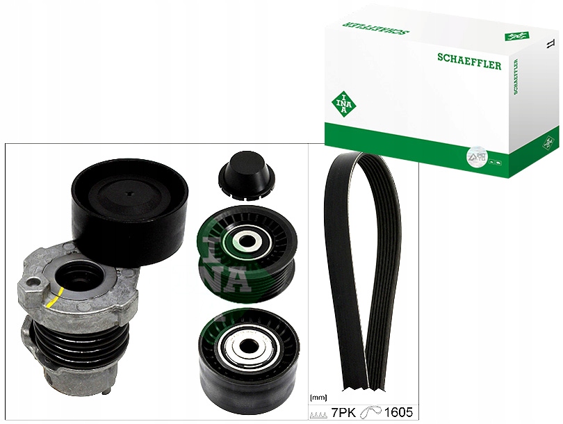 фото №1, Набор ремни многоручейковых с ролики dacia dokker dokker express