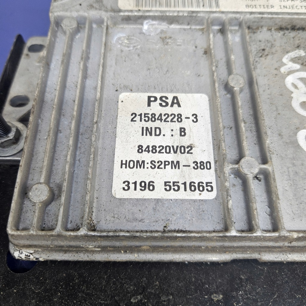 фото №8, Citroen c3 ii бортовой компьютер блок управления двигателя 9650825180