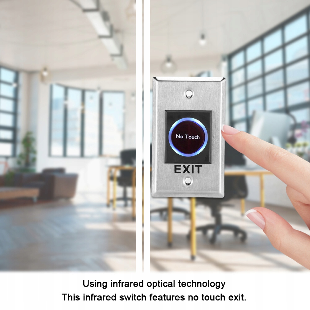 фото №8, Переключатель датчика инфракрасный dc12v bezdotykowy, bezdotykowy кнопка