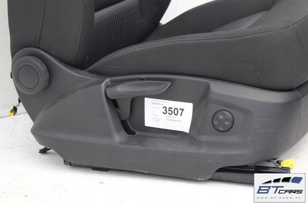 фото №9, Audi q3 сидіння комплект сидінь сидіння сидіння сидіння оббивка 8u велюр pr