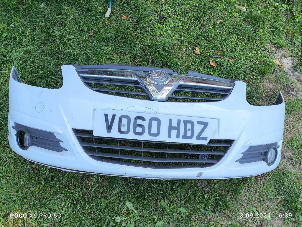 фото №1, Opel corsa d бампер перед передній kompletny білий