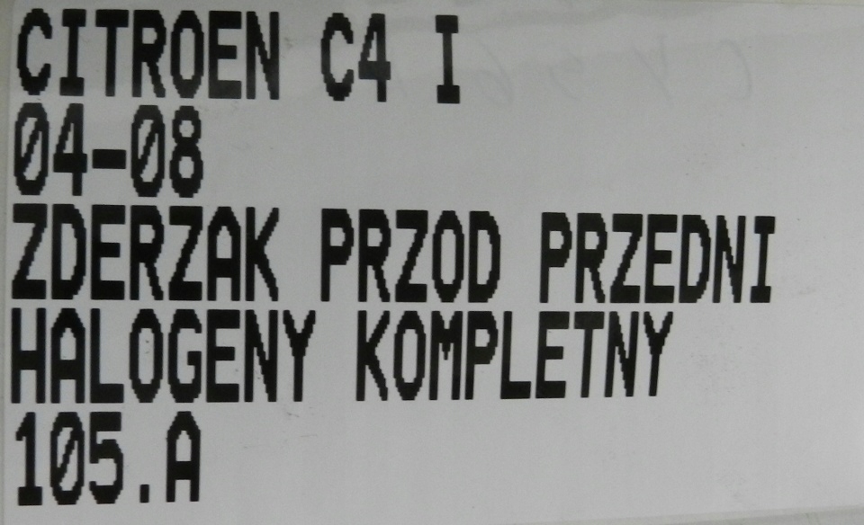 105.zderzak перед передний citroen c4 04-08 противотуманная фара Киев