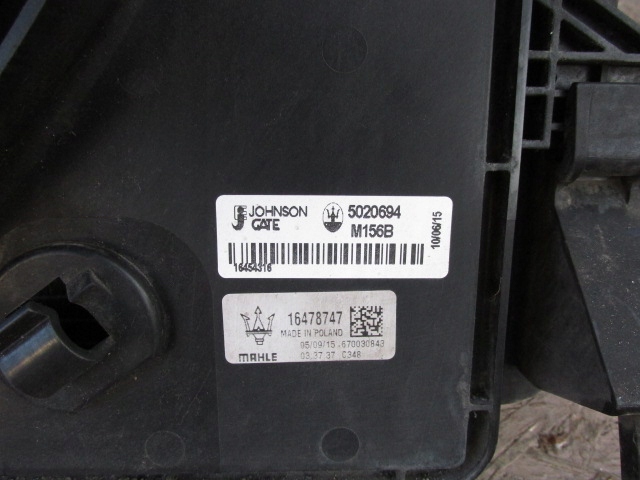 Maserati quattroporte vi 3.0 v6 benz. 2015r. m156b радиатор вентилятор комплект Доставка