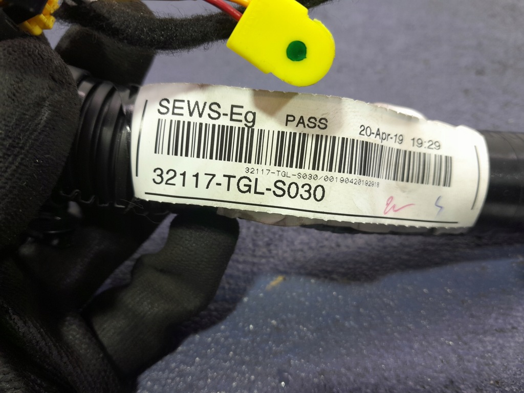 фото №7, Honda civic x электропроводка жгут панели приборной панели 32117-tgl-s030