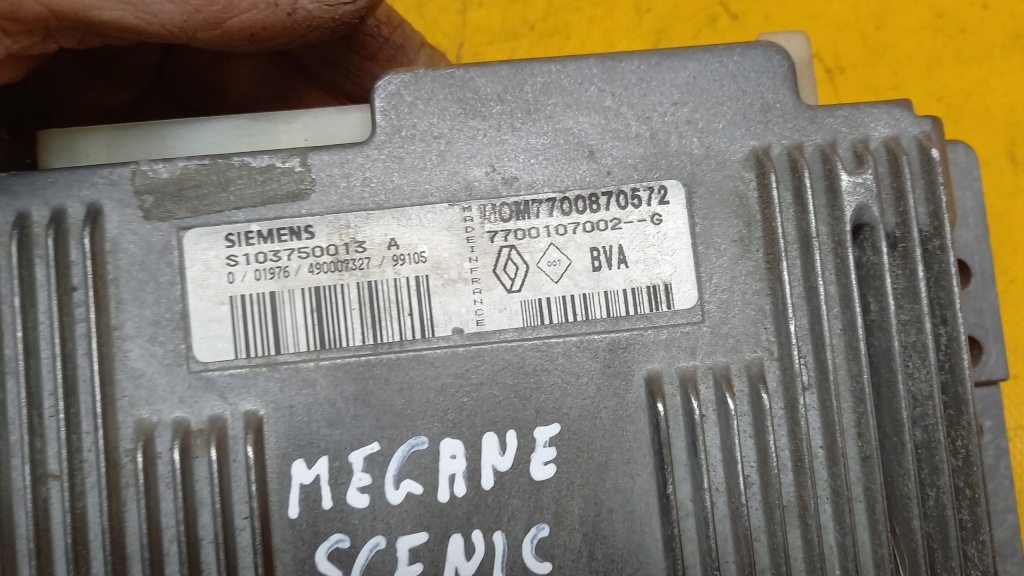 Блок управления двигателя megane scenic i 1,6b 7700107002g с Разборки