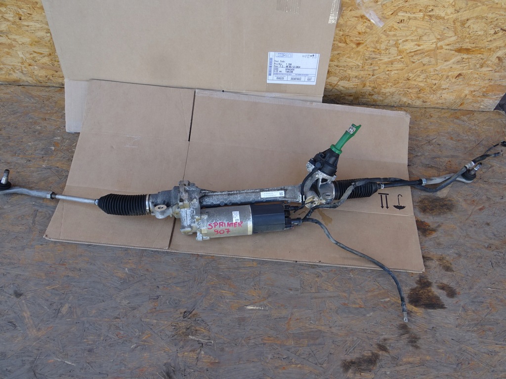 фото №6, Mercedes sprinter 907 910 переходник переделка консоль приборная панель рулевая рейка