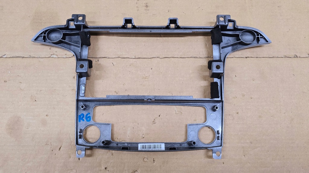 фото №13, Ford s-max mk1 galaxy mk3 2006 - 2015 rok рамка радіо консолі срібляста 2006r