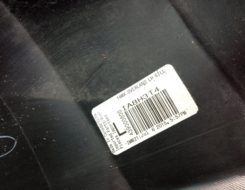 фото №8, Накладка порог левая jeep grand cherokee iv wk2