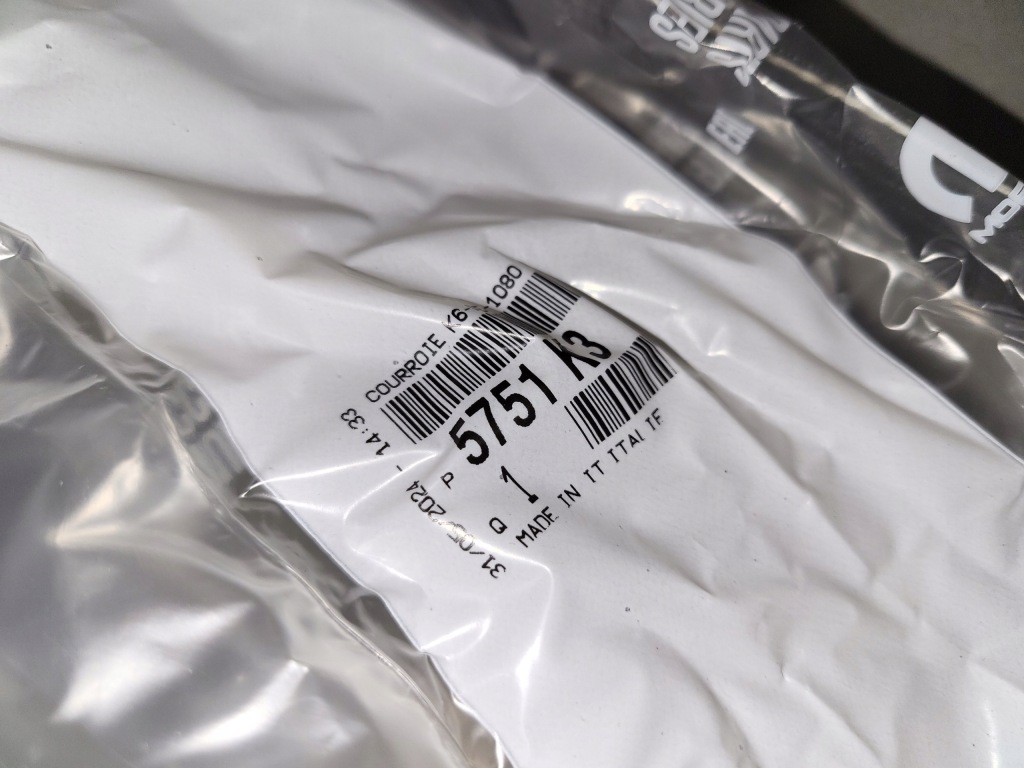 Комплект ремінь клиновий з натягувач ds5,peugeot 508,3008 2.0hdi 1687682980 Оригінал