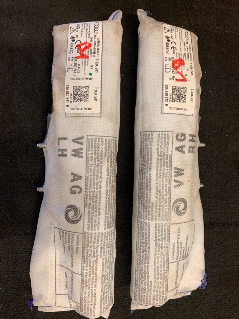 фото №1, Подушка сиденье fotelówka air bag audi q3 q8 83a левая