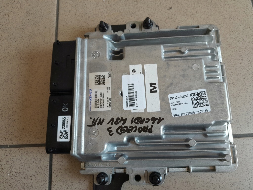 фото №1, Kia proceed ceed iii 1.6 crdi бортовой компьютер 39110-2u350
