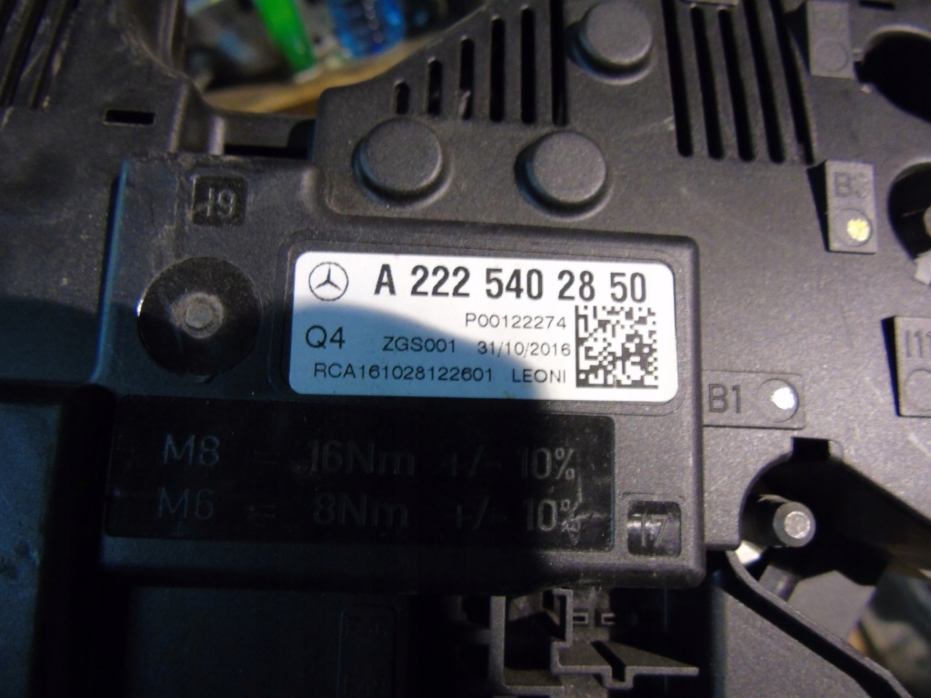 фото №3, Idealna коробка предохранителей mercedes w217 w222