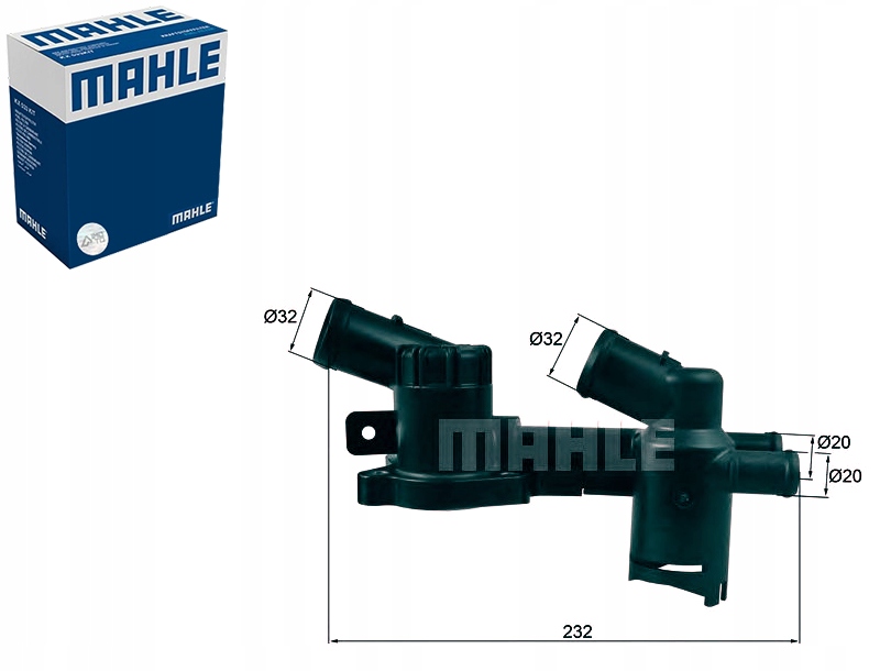 фото №1, Mahle термостат vw 80-89c golf vi 1,2tsi 09-