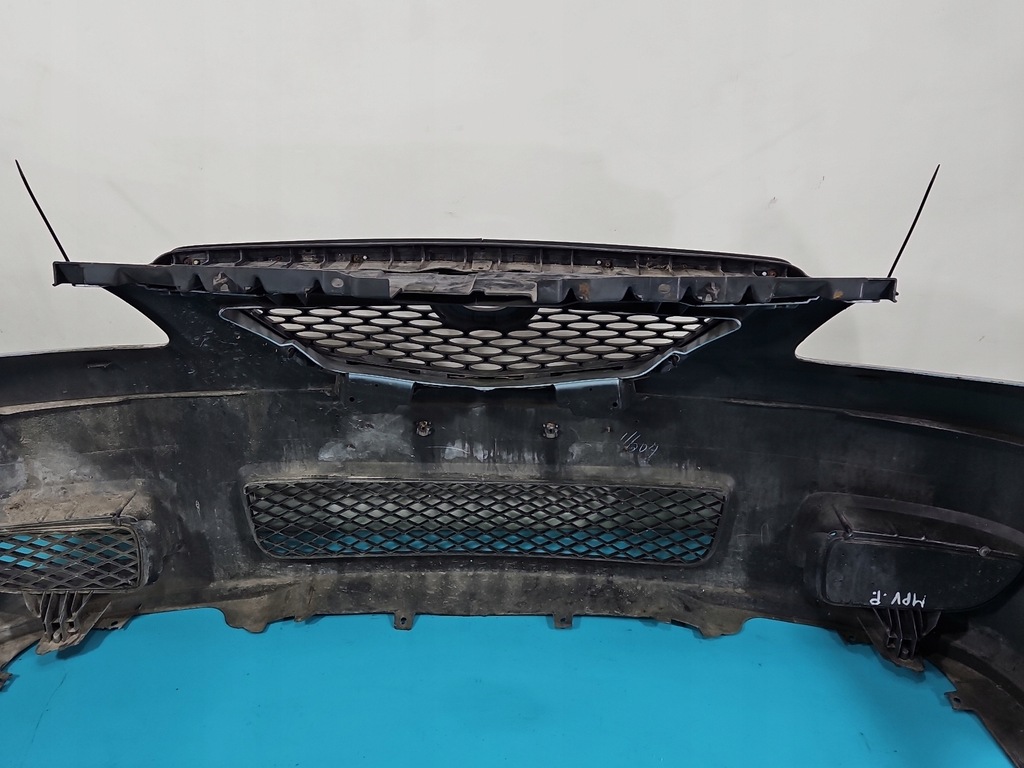 фото №13, Бампер перед mazda mpv ii lift 04-06 серебристый