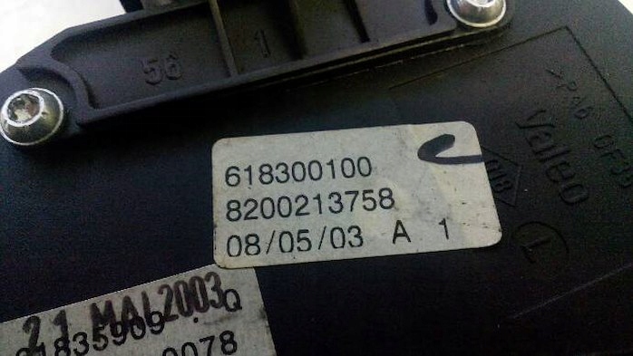 фото №10, Перемикач комбінований megane ii 2003r. 8200213758