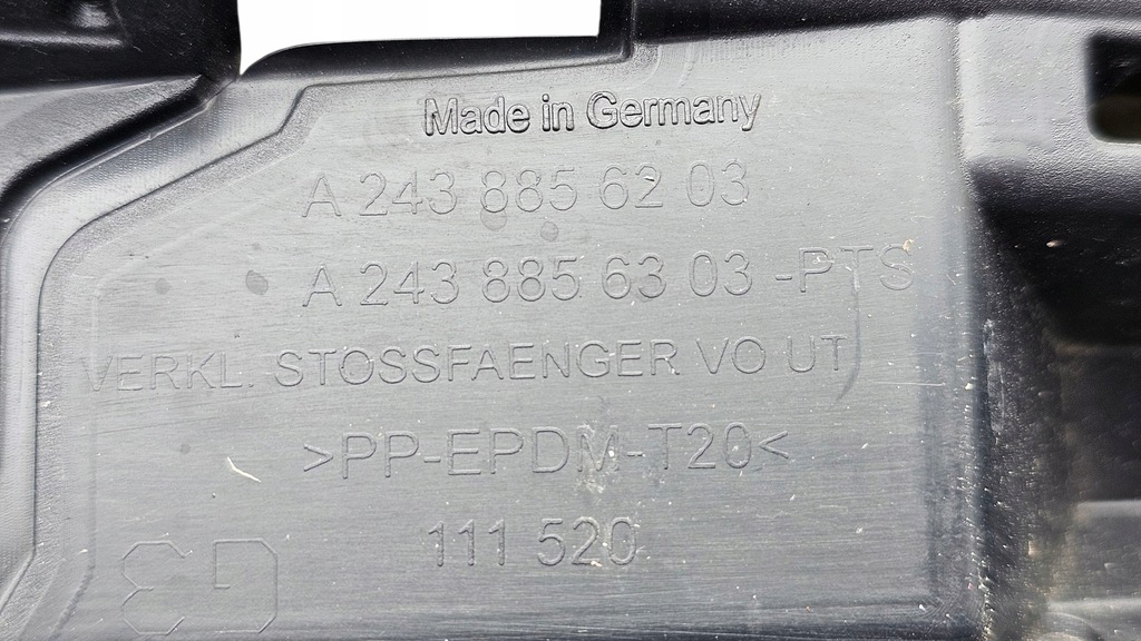 фото №16, Решётка решётка радиатора спойлер накладка mercedes eqb x243 a2438856203 a2438856303 оригинальный номер