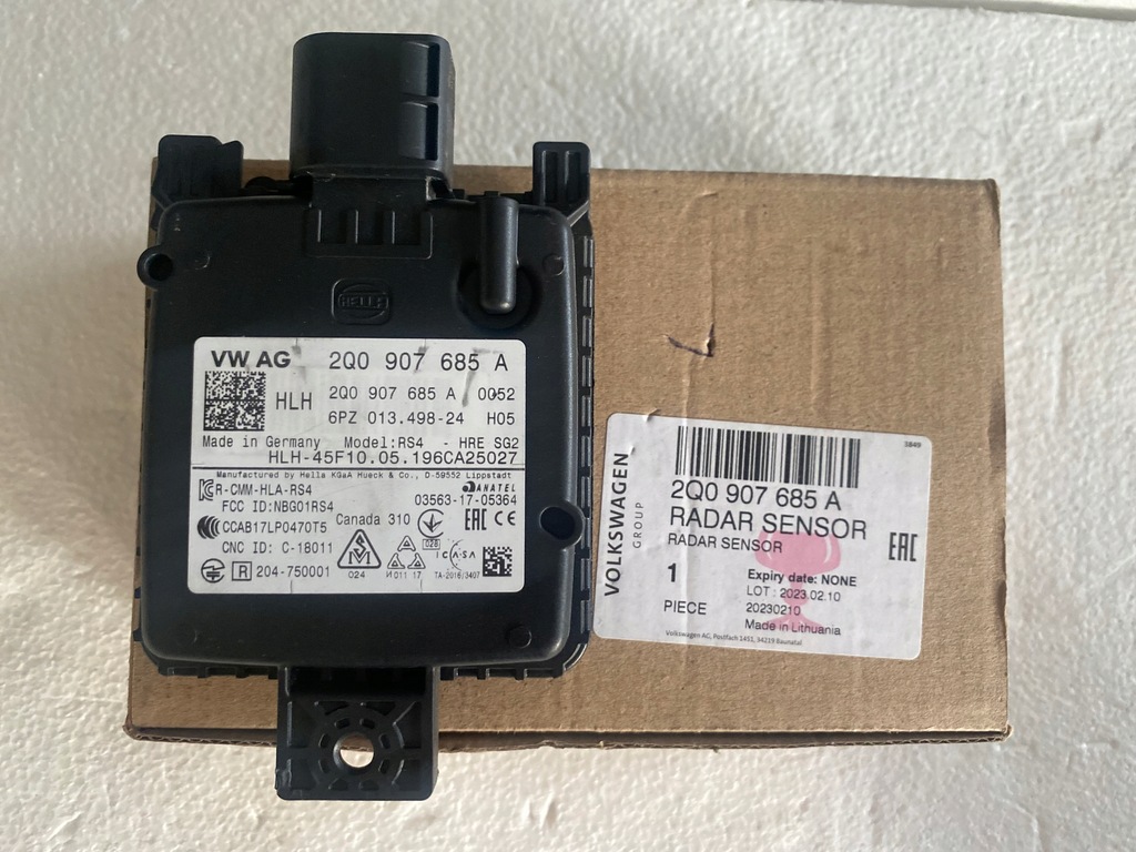 фото №1, Радар датчик vw audi 2q0907685a