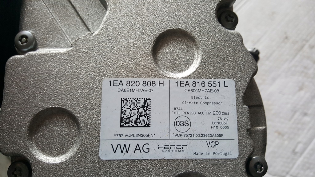 фото №9, Компресор кондиціонера audi q4 e-tron 1ea820808h