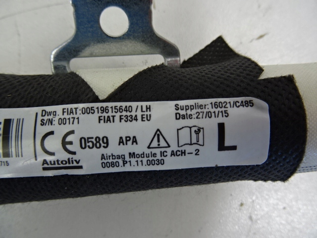 фото №9, Fiat 500x air bag шторка безопасности левая 00519615640