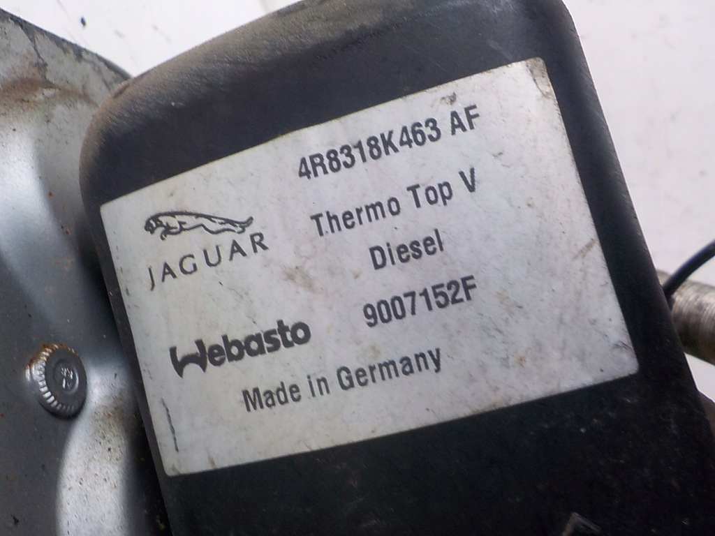 фото №7, Jaguar s-type обогреватель стояночный webasto 4r8318k463af 9007152f