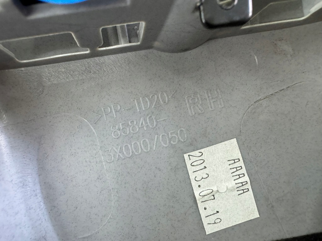 фото №8, Защита стойка ремней правая 85840-3x000 hyundai elantra v 10-16 europa