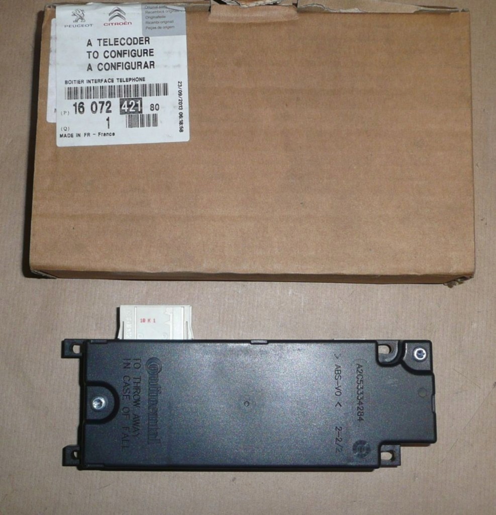 фото №1, Модуль bluetooth peugeot 207,1007,5008 peugeot оригінальний номер 1607242180