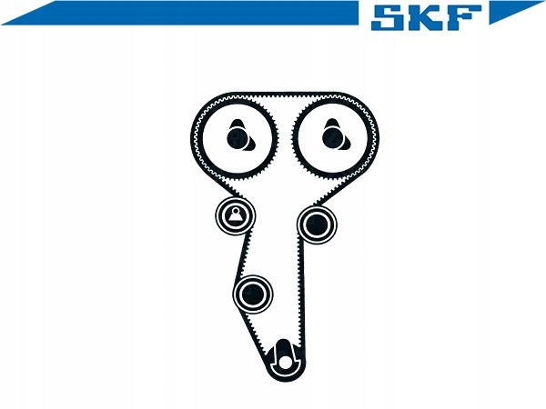 фото №2, Комплект - набір ремінь розподільного валу [skf]