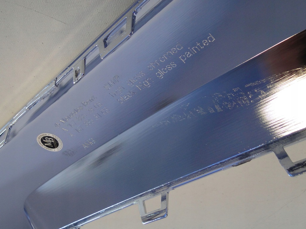 фото №12, Mercedes gle w167 167 накладка диффузор хром amg