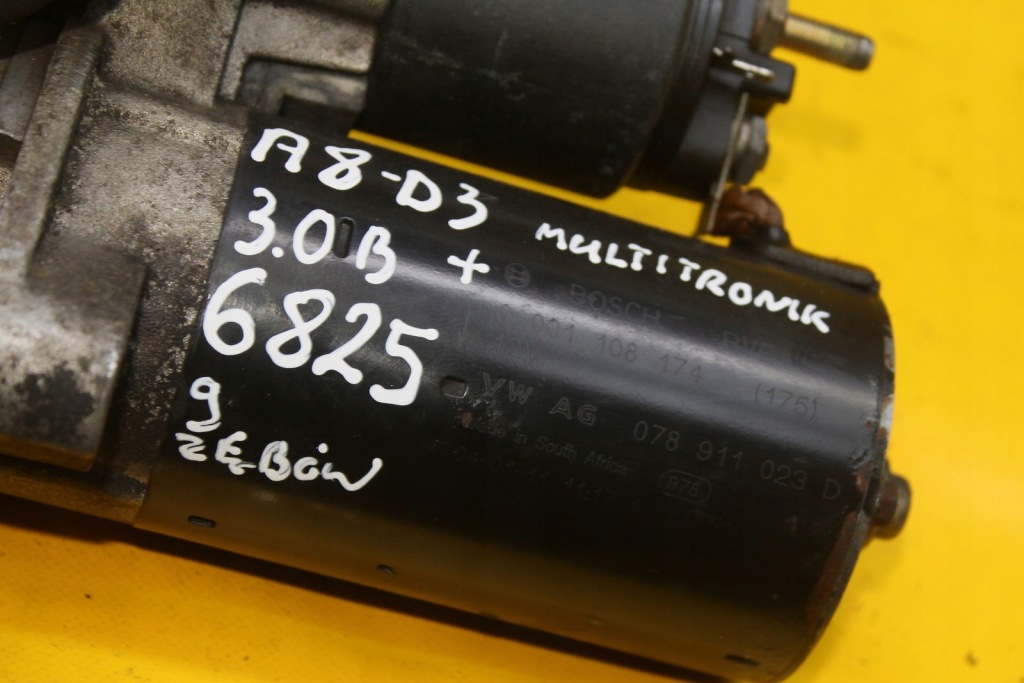Стартер a6 a8 d3 3.0 asn 078911023d 9 зубів Київ