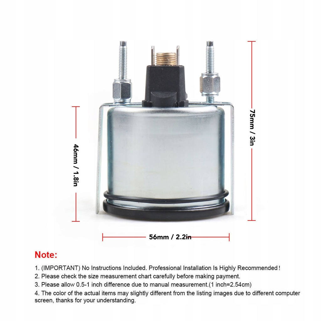 фото №14, Указатель температуры wody с датчиком указатель дисковый 52 mm