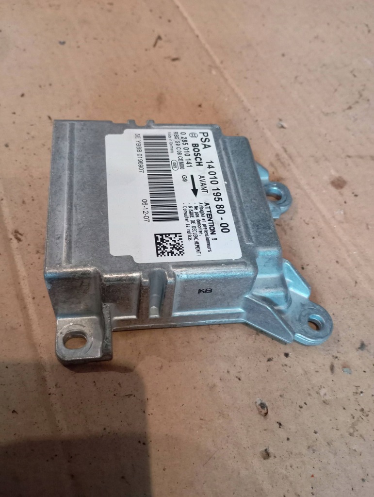 фото №1, Блок керування подушка безпеки scudo jumpy expert ii1401019580