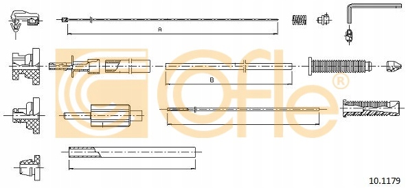 фото №1, Трос газа citroen xm xsara peugeot 306 partner