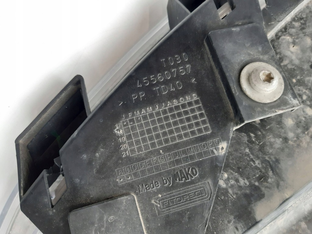 Лампа передня права fiat fiorino iii 3 2007 45560757 Оригінал