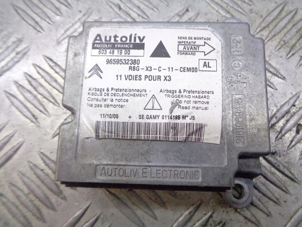 фото №1, Модуль подушка безопасности citroen c5 ii 9659532380