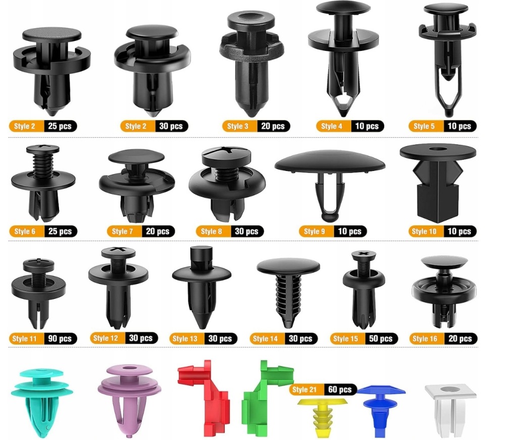 Клипсы штифты клипсы автомобильные ściągacze демонтажа обивка набор 725el в Украине