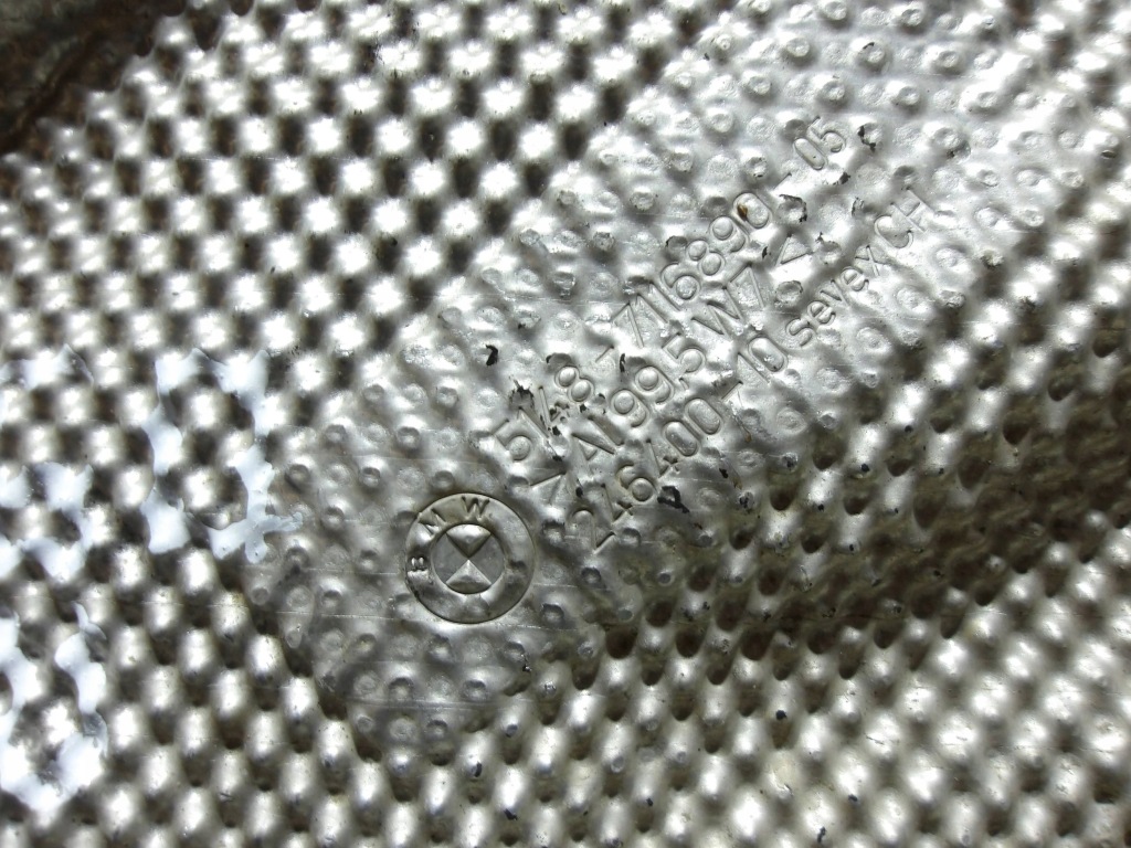 фото №5, Защита тепловая выхлоп середина bmw 5 e60 e61 7116890