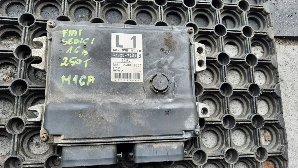 фото №7, Fiat sedici 2008 1.6 b набор стартовый бортовой компьютер