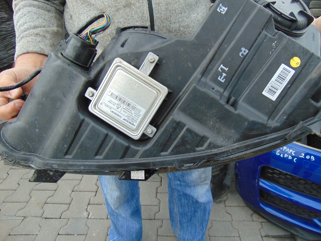 фото №7, Капот бампер kompletny перед jaguar f-pace 2.0b 6xpdc ксенон gx63-13w029-ej