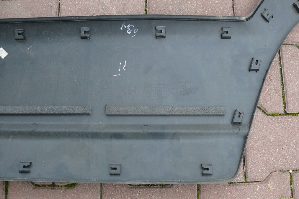 фото №9, Молдинг нижняя dół дверь правый задняя kia sportage ii 2 04-10r. 87734-1f000 rh