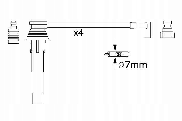 фото №16, Набор трубопровод зажигания bosch 986 357 270