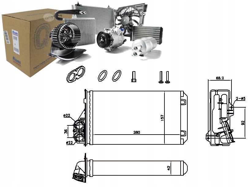 фото №1, Отопитель nissan primastar opel vivaro a renault trafic ii